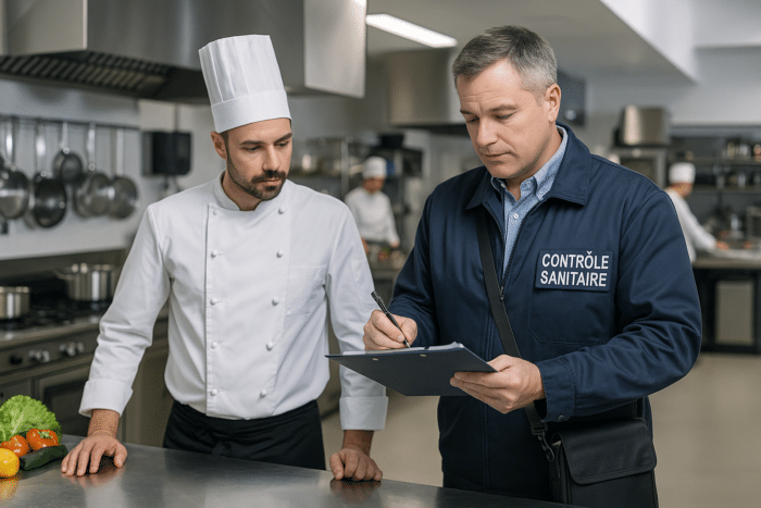 Contrôle sanitaire DDPP dans une cuisine professionnelle — mise en conformité hygiène restaurant