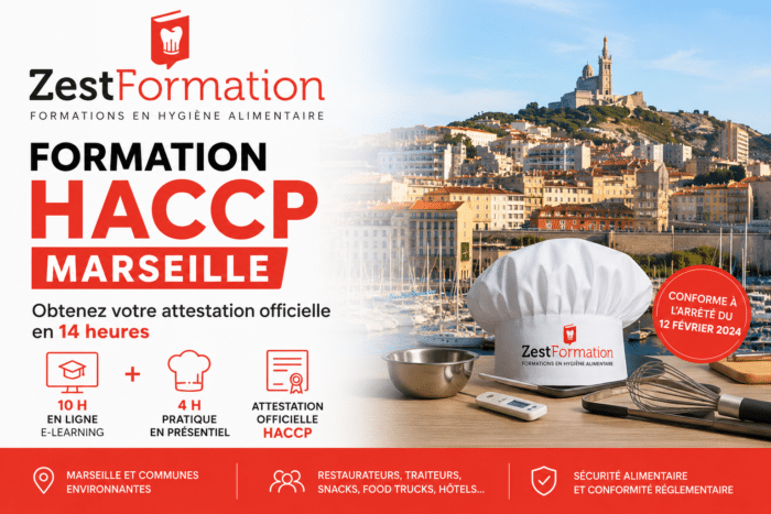 Formation HACCP à Marseille - Attestation officielle en hygiène alimentaire - ZESTFORMATION