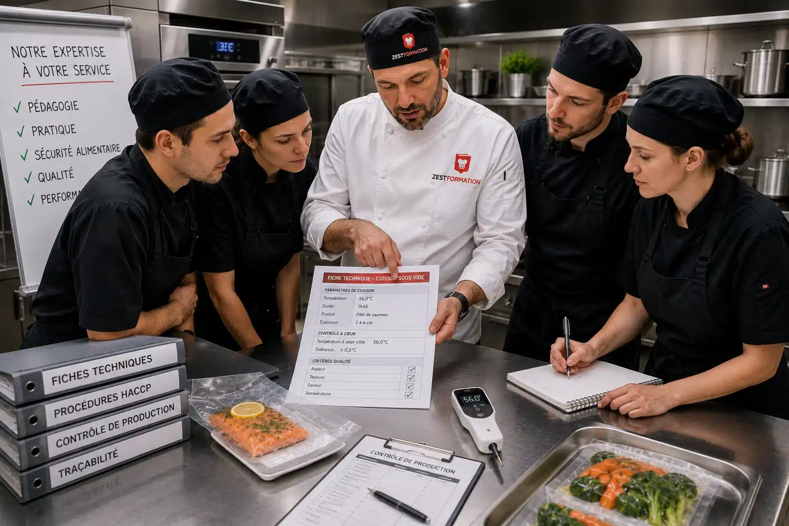 Expertise ZESTFORMATION en cuisson sous vide en cuisine professionnelle