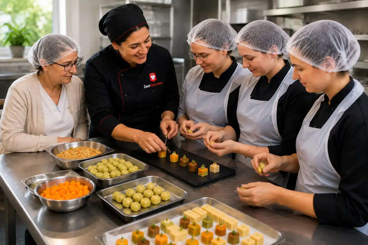 Formation pratique Manger Mains en cuisine avec ZESTFORMATION