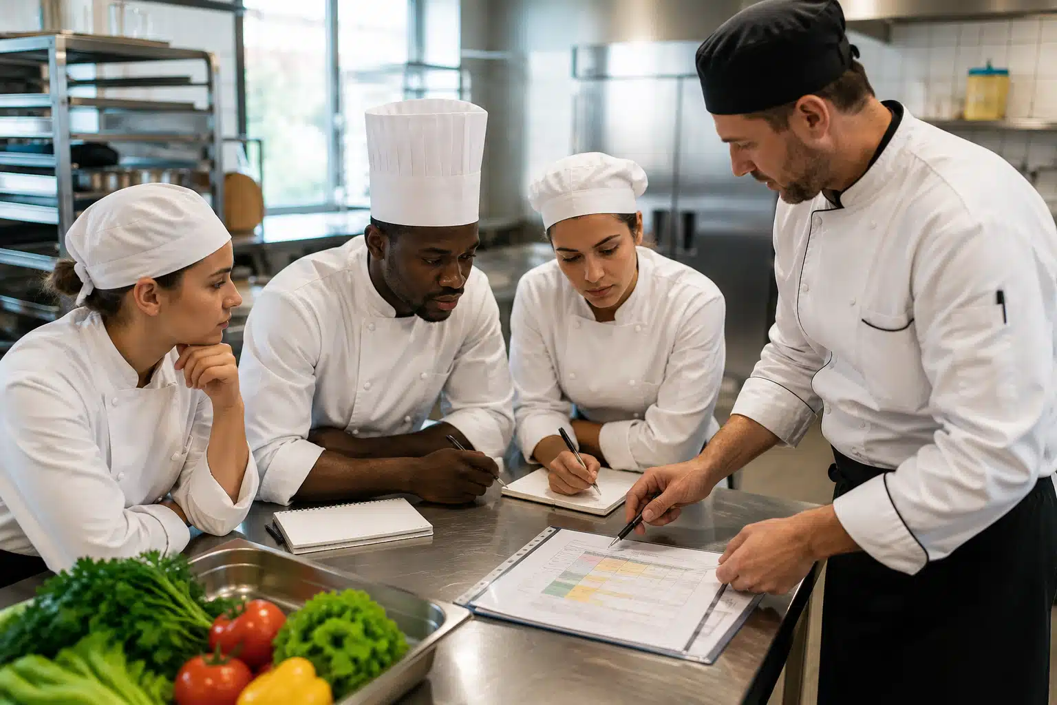Équipe en formation HACCP dans son établissement avec ZESTFORMATION