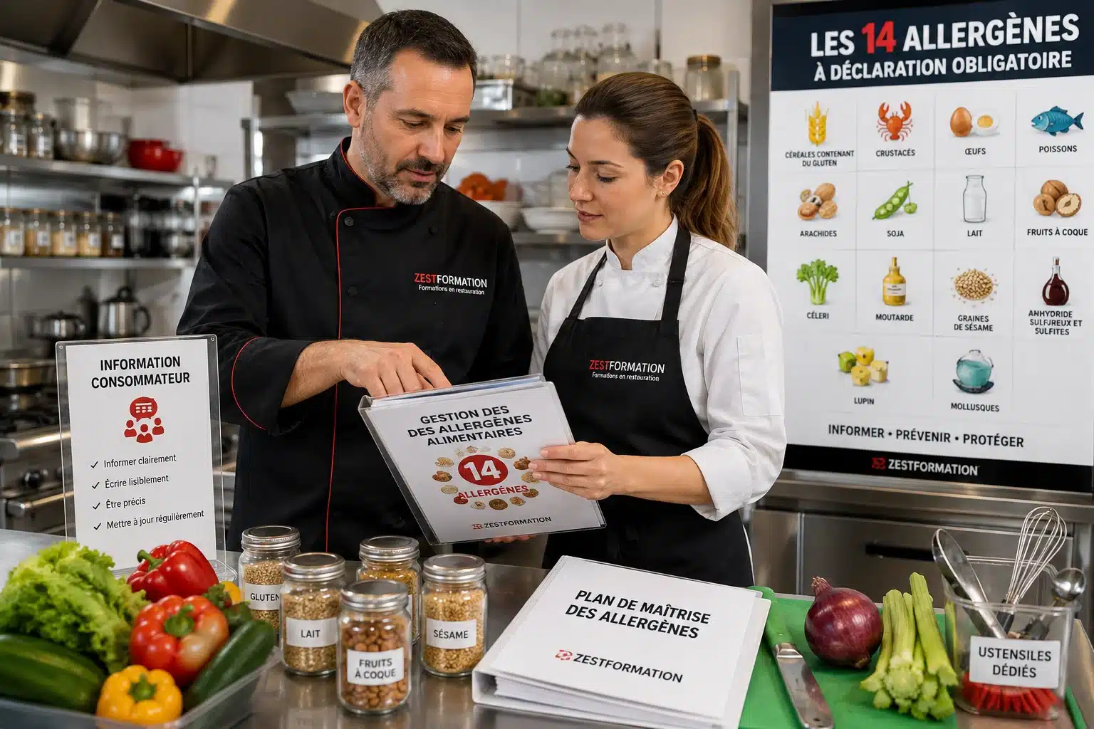 Prévention des contaminations croisées et gestion du risque allergène en cuisine professionnelle