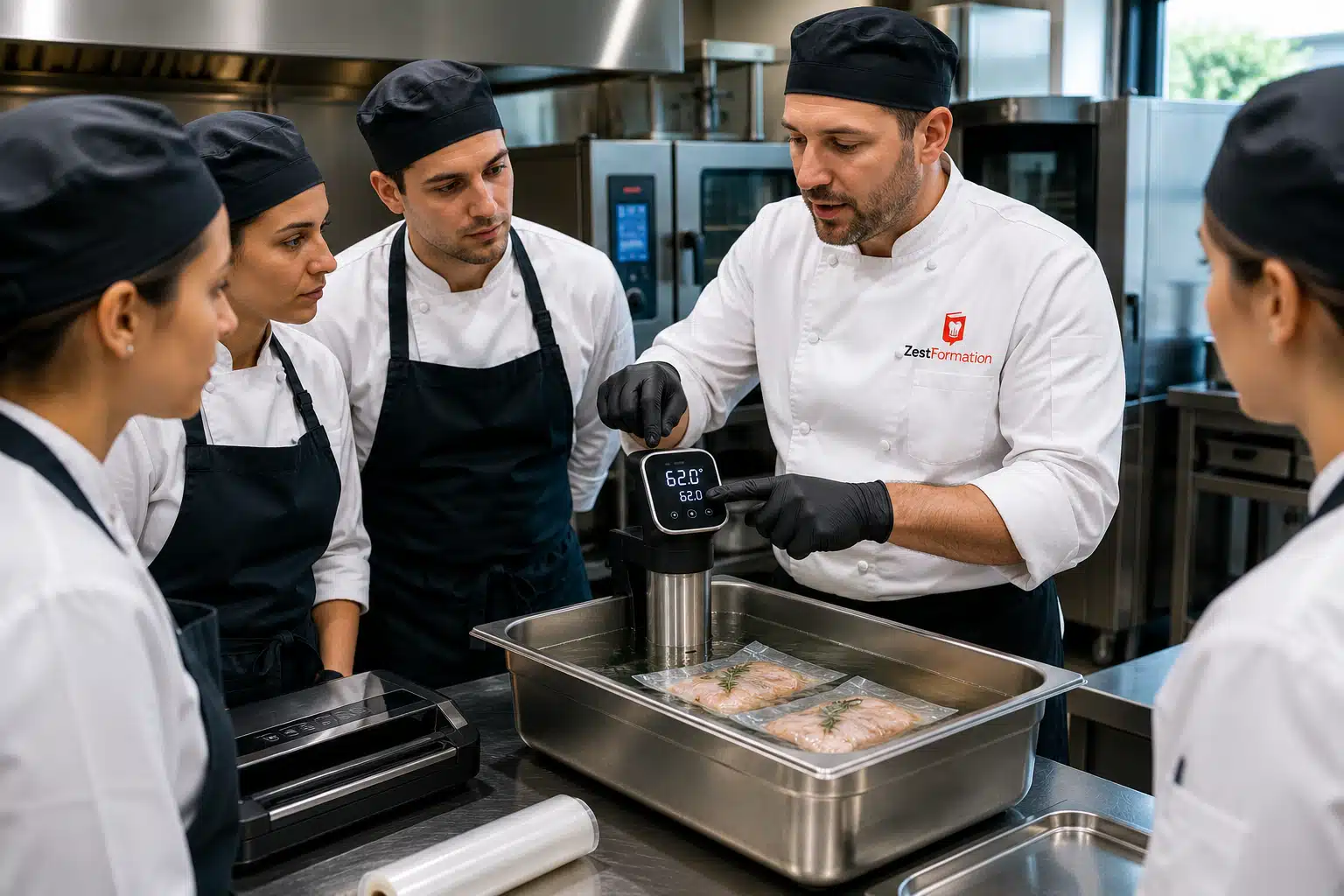 Formation cuisson sous vide à juste température ZESTFORMATION