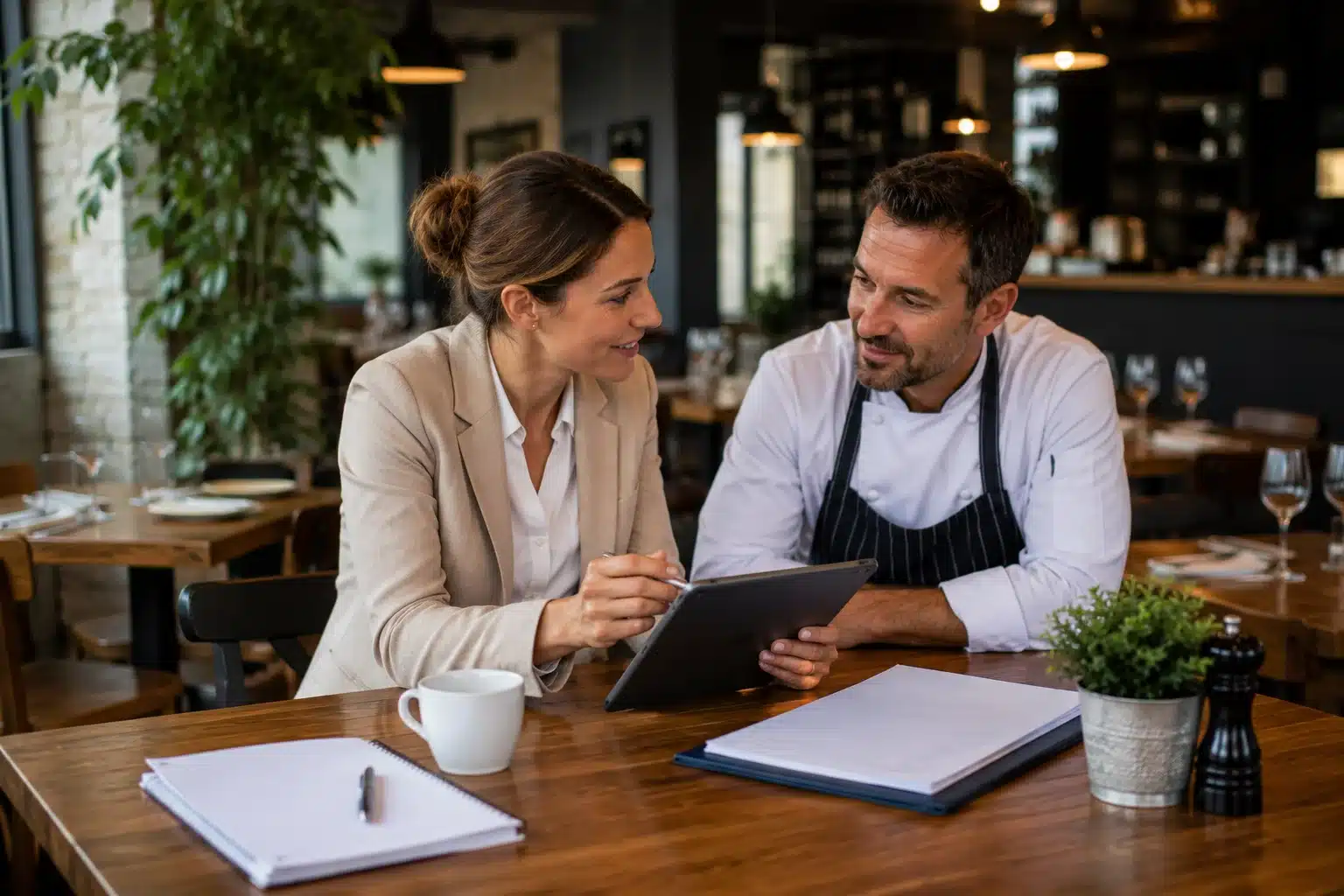 Accompagnement d’un restaurateur lors d’une formation Hygiène Alimentaire ZESTFORMATION