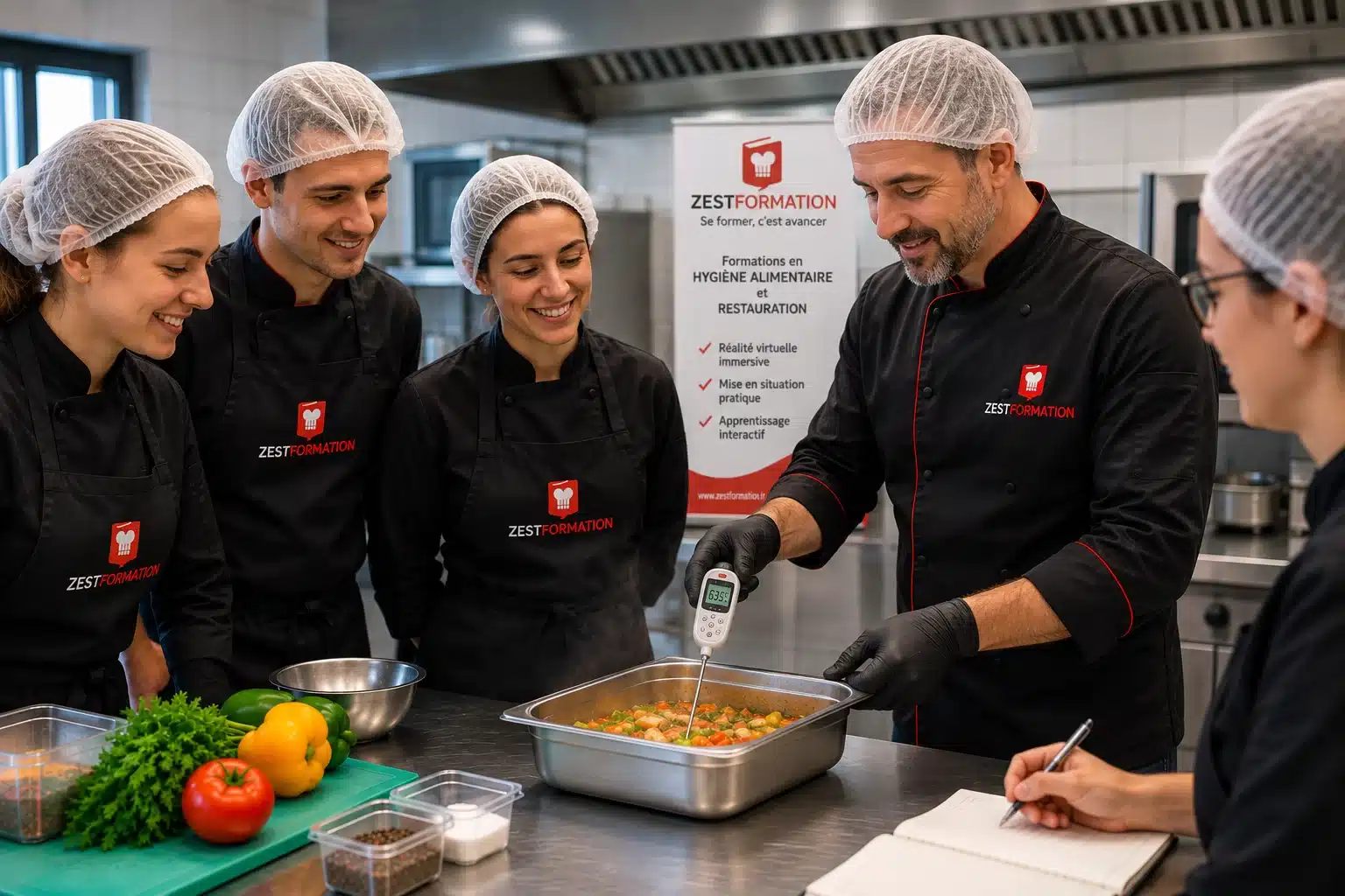 Formation Hygiène Alimentaire Bordeaux – contrôle des températures avec ZESTFORMATION