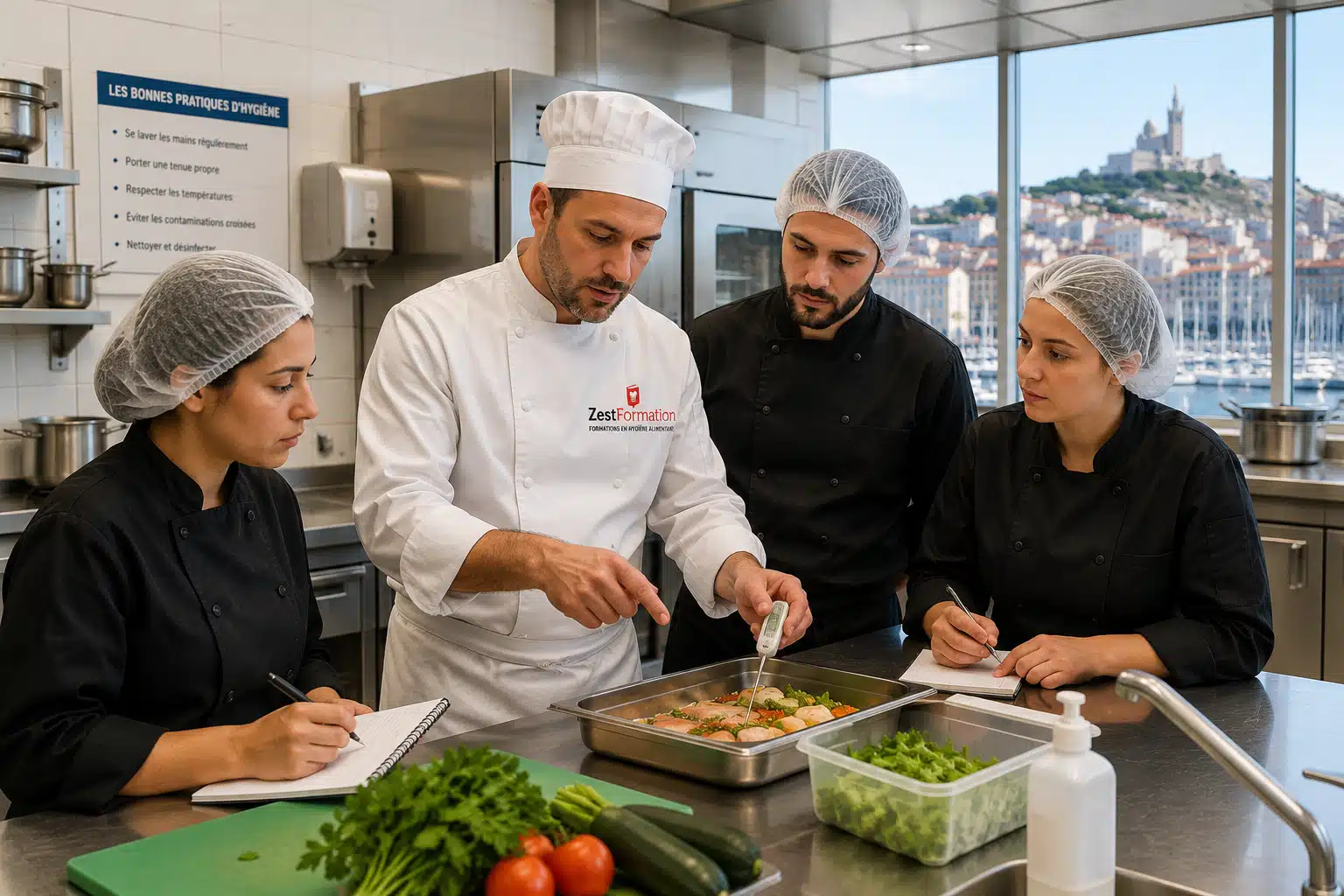 Formation Hygiène Alimentaire à Marseille en cuisine professionnelle