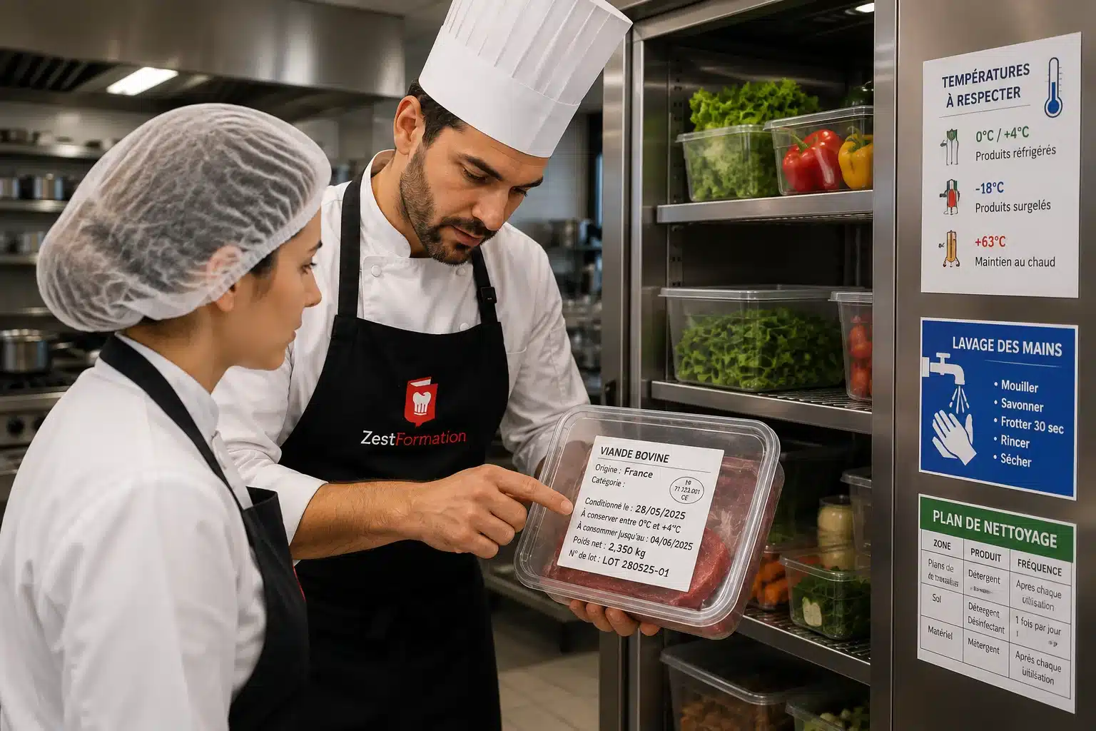 Formation Hygiène Alimentaire à Orléans – traçabilité et stockage des aliments