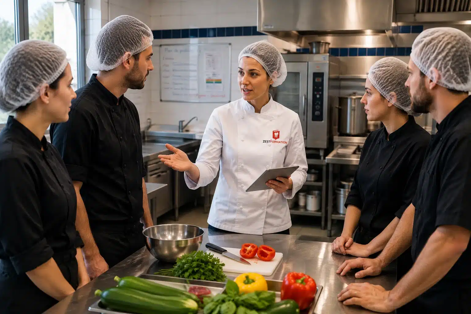 Formation intra-entreprise d’une équipe de restauration avec ZESTFORMATION