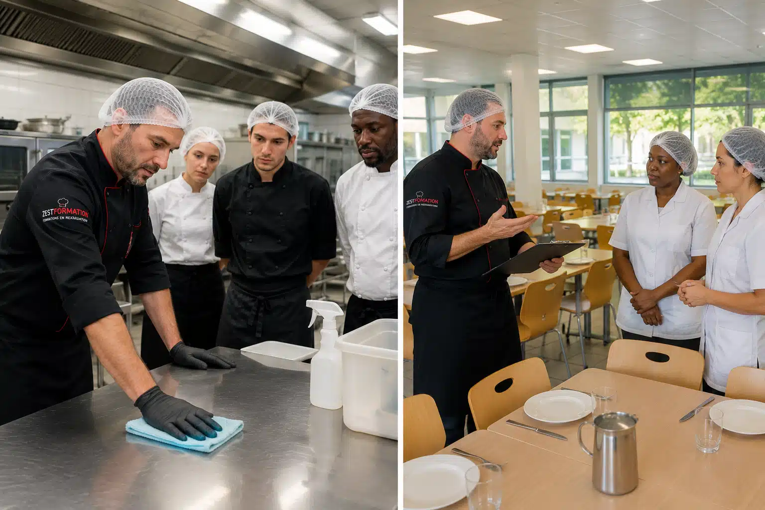 Formation nettoyage et désinfection en restauration avec ZESTFORMATION