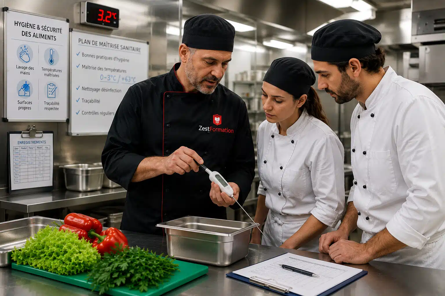 Formation Rappel HACCP pratique dans les locaux du client avec ZESTFORMATION