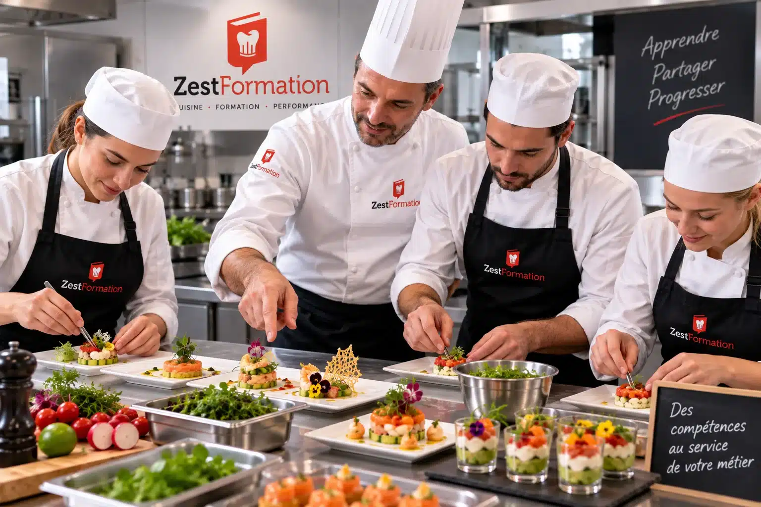Atelier pratique de formation aux entrées et hors-d’œuvre – ZESTFORMATION