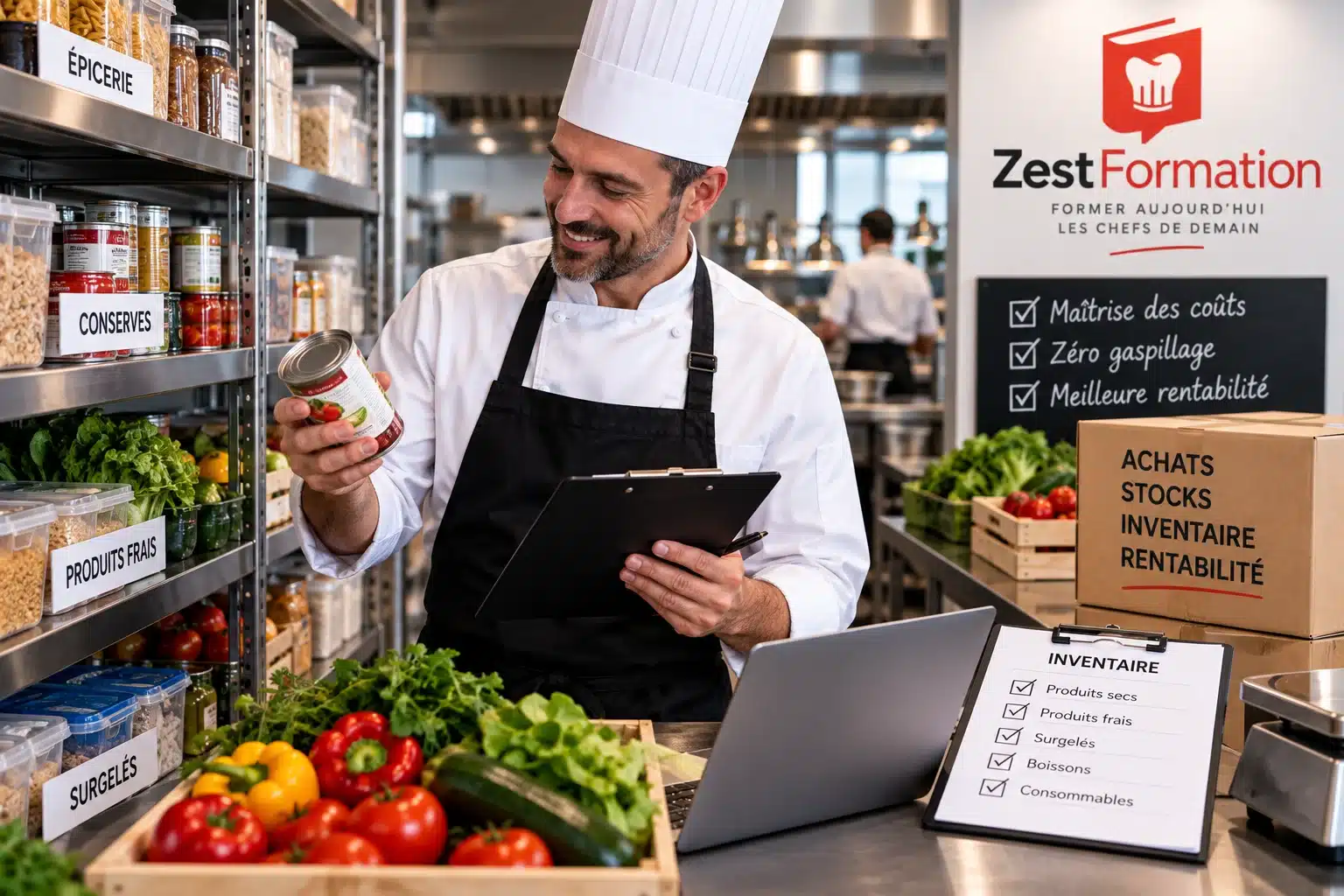 Gestion des stocks et inventaire en restauration