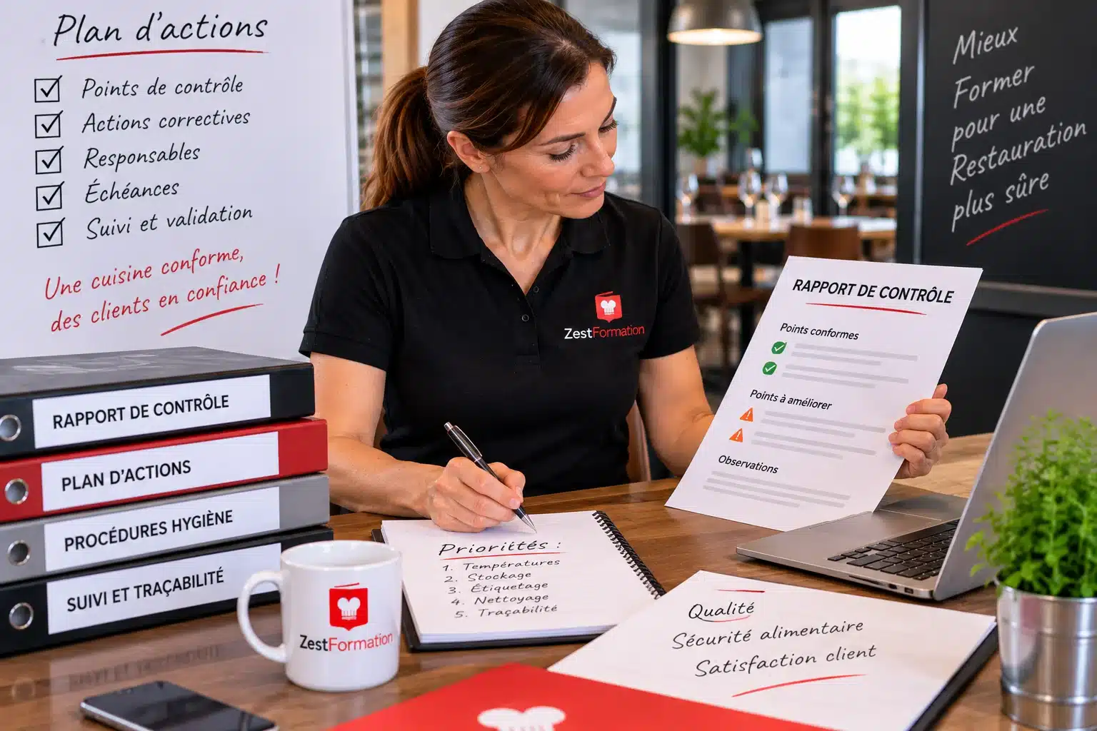 Plan d’actions correctives après contrôle sanitaire – ZESTFORMATION