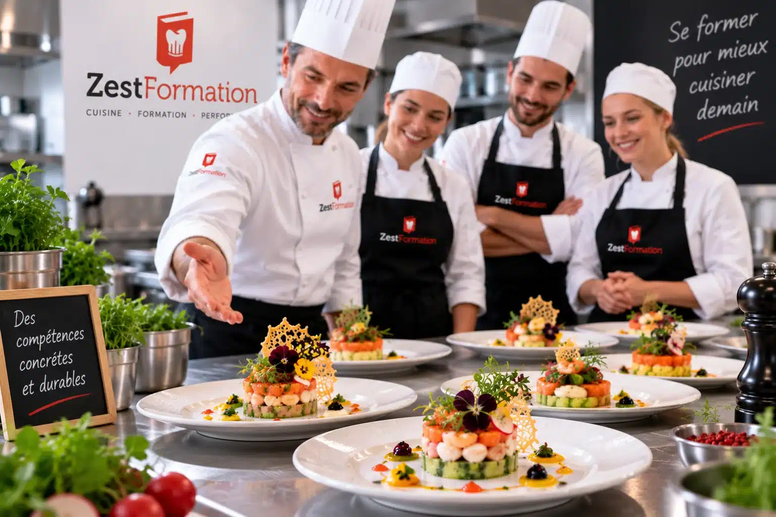 Résultats de la formation Entrées et Hors-d’Œuvre – ZESTFORMATION